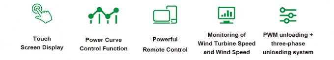সুরক্ষা ফাংশন সহ গ্রিড-টাইড উইন্ড টারবাইন কন্ট্রোলার এলসিডি টাচ স্ক্রিন এবং মর্নিটরিং 2