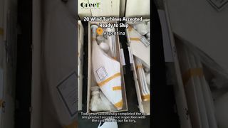 1kW অনুভূমিক অক্ষ বায়ু টারবাইনের 20 ইউনিট গৃহীত – আর্জেন্টিনায় চালানের জন্য প্রস্তুত!