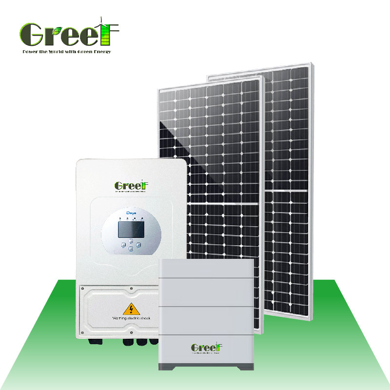 এমপিপিটি চার্জ কন্ট্রোলার সহ 5kW অফ গ্রিড সোলার সিস্টেম 48-240V আউটপুট ভোল্টেজ