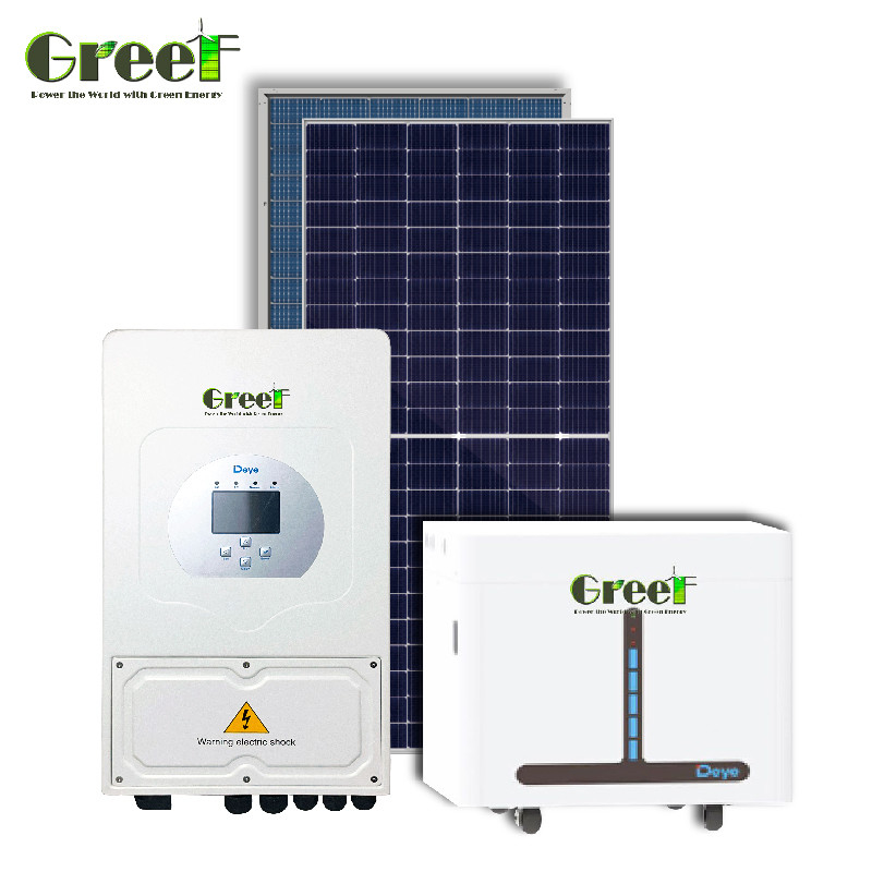 5000W লোড গ্রিড টাই সৌর শক্তি সিস্টেম 110/220V ভোল্টেজ আউটপুট সঙ্গে