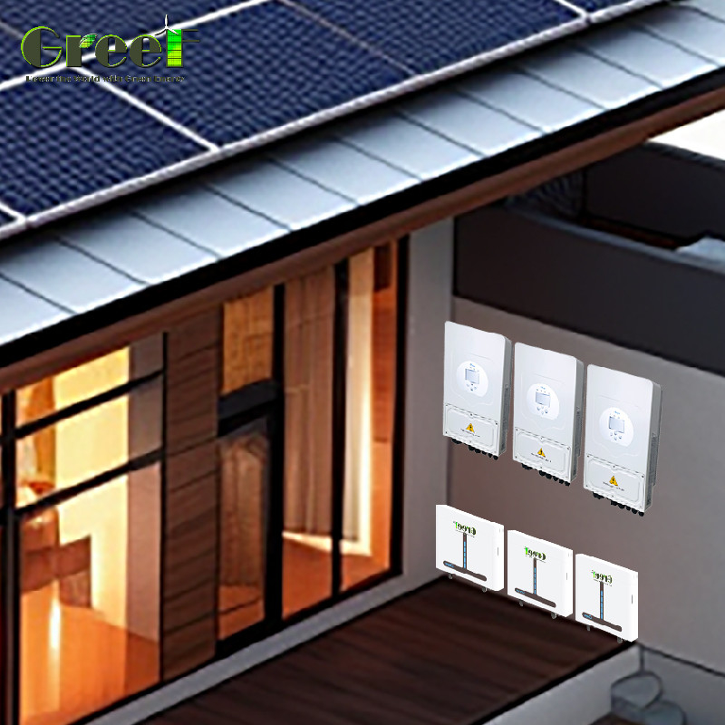 5000W লোড গ্রিড টাই সৌর শক্তি সিস্টেম 110/220V ভোল্টেজ আউটপুট সঙ্গে