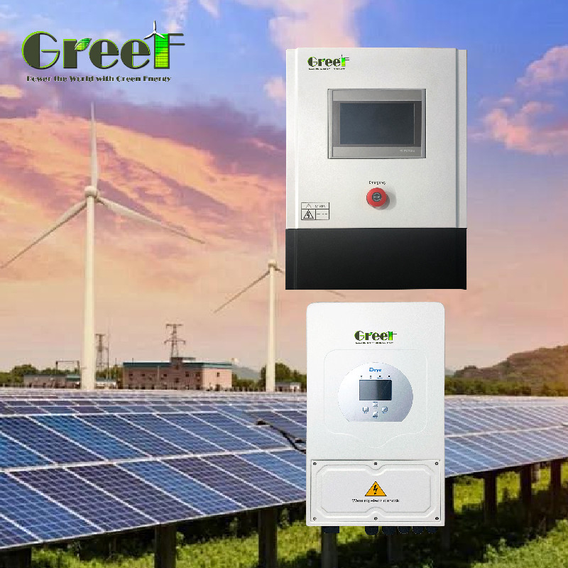 সিস্টেমের জন্য ইনভার্টার সহ গ্রিড নিয়ামক 3kw 5kw 10kw GT-PCTC সিরিজের বায়ু টারবাইন