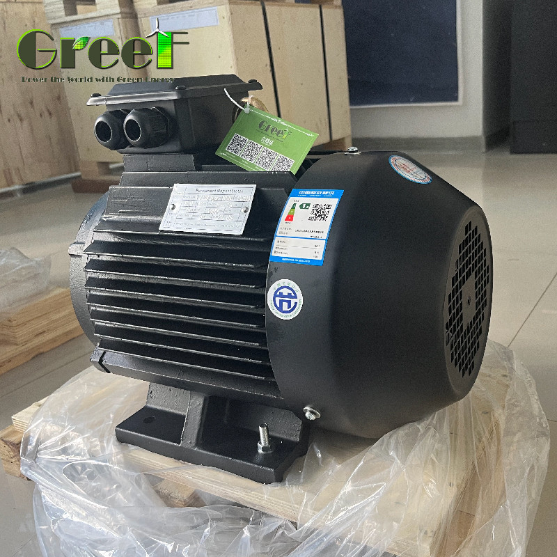 750W-5MW 6 মেরু 50Hz স্থায়ী চৌম্বক মোটর সঙ্গে 3 ফেজ এসি সিঙ্ক্রোন মোটর