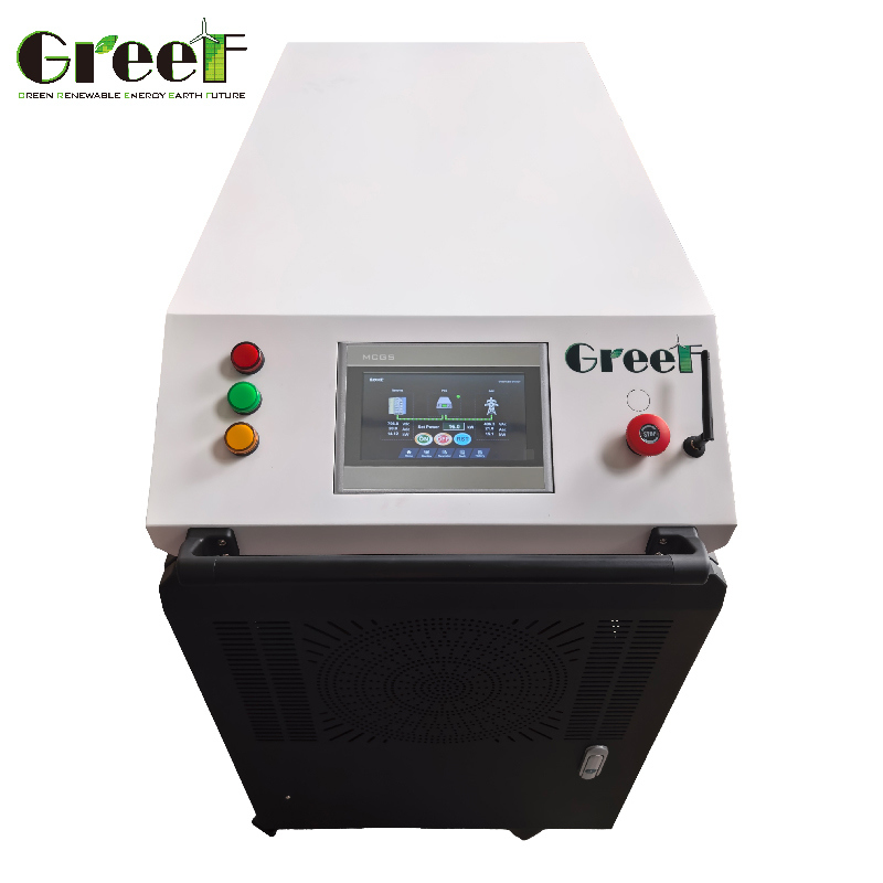 300-460V অনুমোদিত গ্রিড ভোল্টেজ রেঞ্জ অফ গ্রিড পাওয়ার ইনভার্টার 98.9% সর্বোচ্চ দক্ষতা এবং 400V নামমাত্র গ্রিড ভোল্টেজ সহ