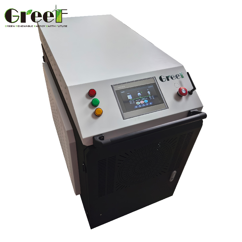 580-1000V ডিসি ভোল্টেজ অপারেটিং রেঞ্জ এবং 50/60Hz ফ্রিকোয়েন্সি পাওয়ার কনভার্সন সিস্টেম সহ 100/110/125kW অফ গ্রিড পাওয়ার ইনভার্টার