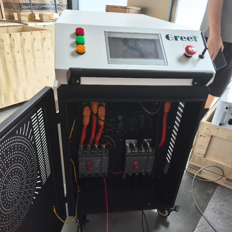 স্মার্ট এয়ার কুলিং এবং গ্রিড-টাইড এবং অফ-গ্রিড অপারেশন সহ উচ্চ দক্ষতা 98.9% অফ গ্রিড পাওয়ার ইনভার্টার