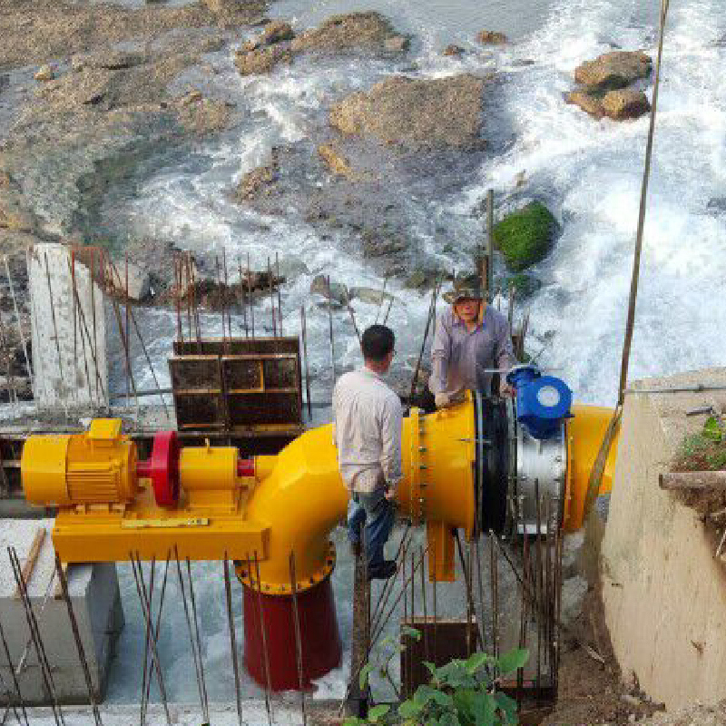 কম গতির স্থায়ী চুম্বক জেনারেটর NdFeB চুম্বক এবং রক্ষণাবেক্ষণ-মুক্ত জলবিদ্যুৎ PMG অপারেশন সহ