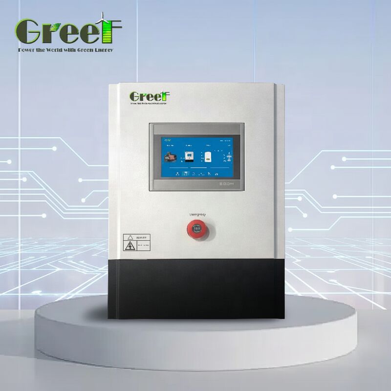 এপিপি এবং পিসি এবং এলসিডি টাচ স্ক্রিন দ্বারা 1.5KW থেকে 100KW আউটপুট পাওয়ার রিমোট মনিটর সহ গ্রিড কন্ট্রোলারে উইন্ড ট্র্যাকার
