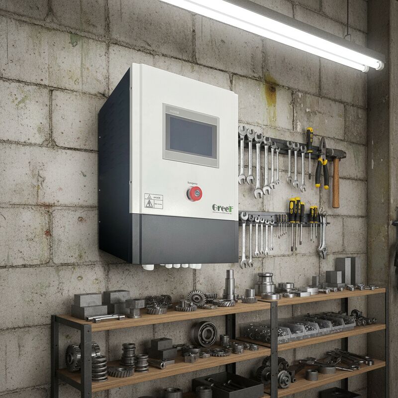 উচ্চ দক্ষতা ≥৯৮% অন গ্রিড কন্ট্রোলার ২২0V-৬০০V ভোল্টেজ রেঞ্জ এবং উইন্ড পাওয়ার সিস্টেমের জন্য এলসিডি টাচ স্ক্রিন ডিসপ্লে সহ