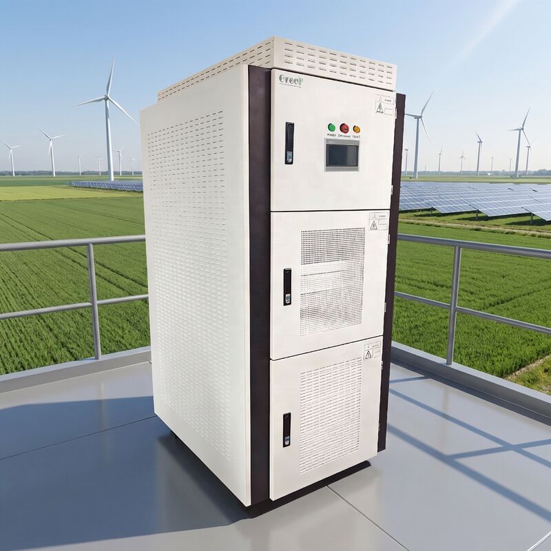 95% সর্বোচ্চ দক্ষতা এবং এলসিডি টাচ স্ক্রিন ডিসপ্লে সহ অন গ্রিড কন্ট্রোলার 350-450V ডিসি ইনপুট ভোল্টেজ রেঞ্জ