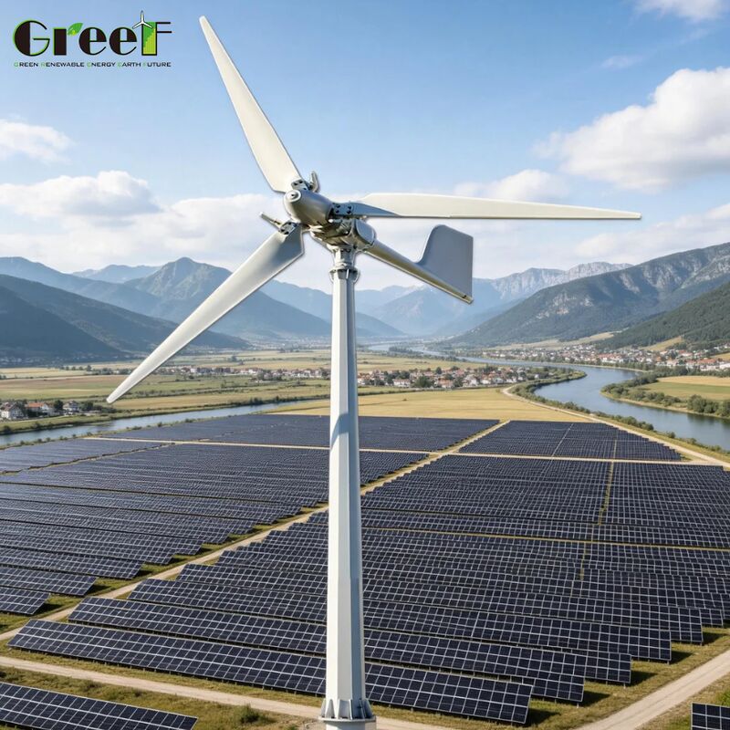 চলমান তাপমাত্রা মাইনাস ২৫ থেকে ৬০ ডিগ্রি সেলসিয়াস সহ আইইসি সার্টিফাইড লাইফপো৪ ব্যাটারি টাইপ উইন্ড সোলার হাইব্রিড সিস্টেম