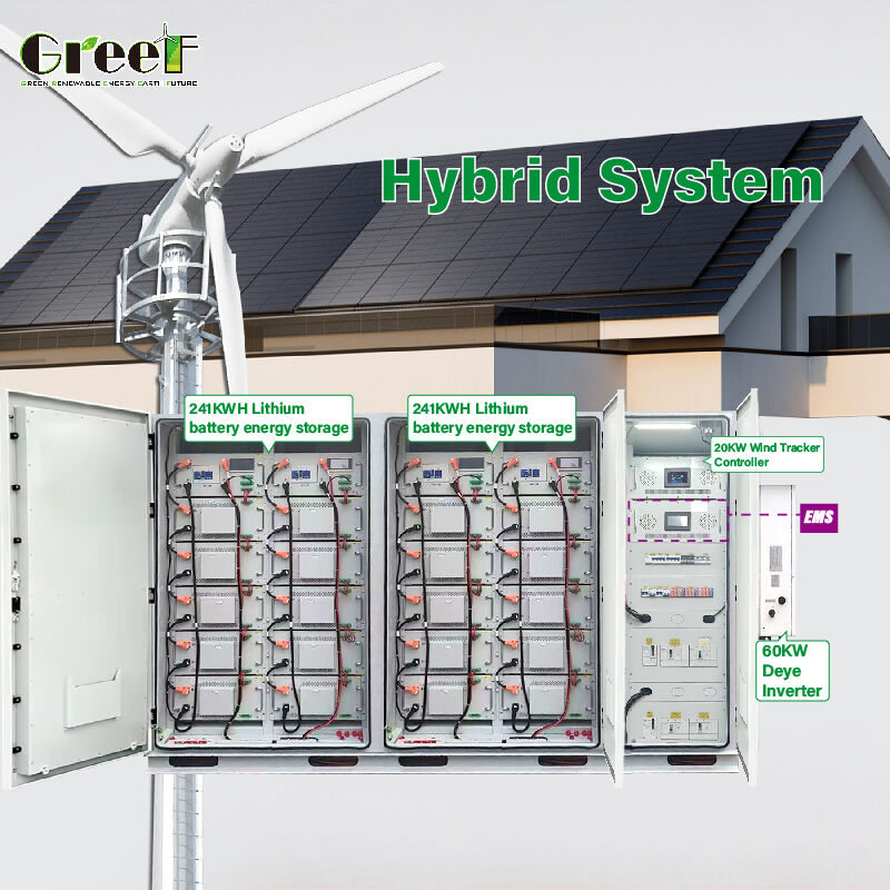 Small Hybrid Solar System with Wind Tracker Controller and Operating Altitude 4000 Wind Solar Hybrid Power System