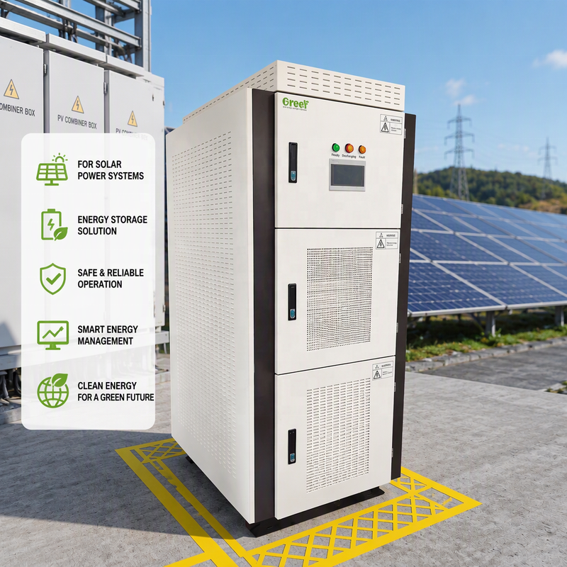 100KW-1000KW On Grid Controller with Maximum Efficiency 95 Percent and RS485 USB GPRS WIFI Ethernet Communication for Grid Tied Controller Systems