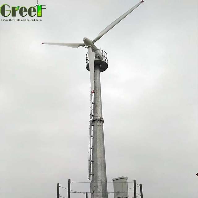 অফ গ্রিড / অন গ্রিড সিস্টেম সহ 20kw বিদ্যুৎ পিচ নিয়ন্ত্রণ বায়ু শক্তি জেনারেটর