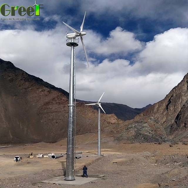অফ গ্রিড / অন গ্রিড সিস্টেম সহ 20kw বিদ্যুৎ পিচ নিয়ন্ত্রণ বায়ু শক্তি জেনারেটর