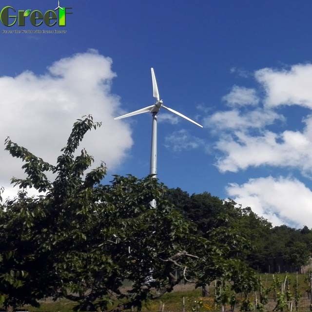 অফ গ্রিড / অন গ্রিড সিস্টেম সহ 20kw বিদ্যুৎ পিচ নিয়ন্ত্রণ বায়ু শক্তি জেনারেটর
