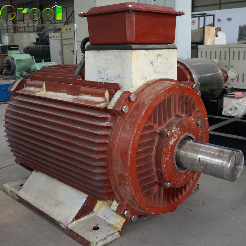20RPM 100RPM 3 ফেজ স্থায়ী চৌম্বক জেনারেটর নিম্ন RPM 200KW 500KW জেনারেটর জল নদী PMG ইনভার্টার