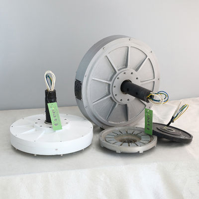 কোরহীন অক্ষীয় ফ্লাক্স স্থায়ী চৌম্বক জেনারেটর 3 বছর ওয়ারেন্টি সহ 3 ফেজ বিদ্যুৎ উত্পাদন